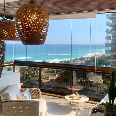 Lindo Apto No Melhor Lugar Da Barra Da Tijuca! Com Uma Vista De Tirar O Folego, Frente Para O Mar! Totalmente Equipado E Decorado Ao Lado Dos Melhores Hoteis E Quiosques Da Barra! Portaria 24H, Piscina, Sauna, Jacuzzi, Academia, Garagem, Wi-Fi, Lavan Ρίο ντε Τζανέιρο Εξωτερικό φωτογραφία