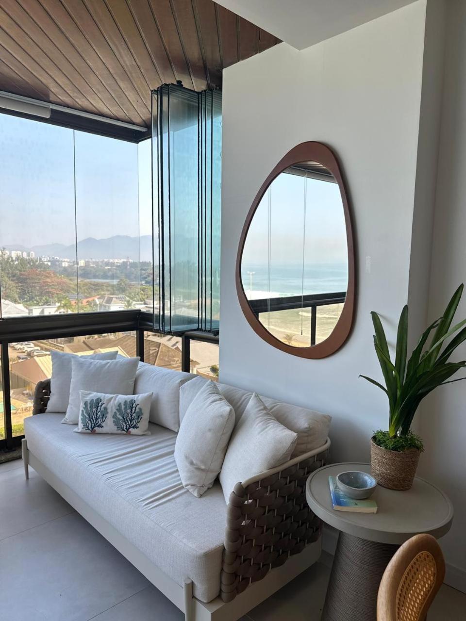 Lindo Apto No Melhor Lugar Da Barra Da Tijuca! Com Uma Vista De Tirar O Folego, Frente Para O Mar! Totalmente Equipado E Decorado Ao Lado Dos Melhores Hoteis E Quiosques Da Barra! Portaria 24H, Piscina, Sauna, Jacuzzi, Academia, Garagem, Wi-Fi, Lavan Ρίο ντε Τζανέιρο Εξωτερικό φωτογραφία